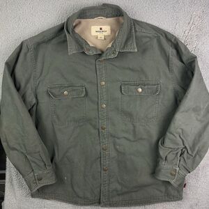 Woolrich Men's Casual Button Down Shirt - Olive Green